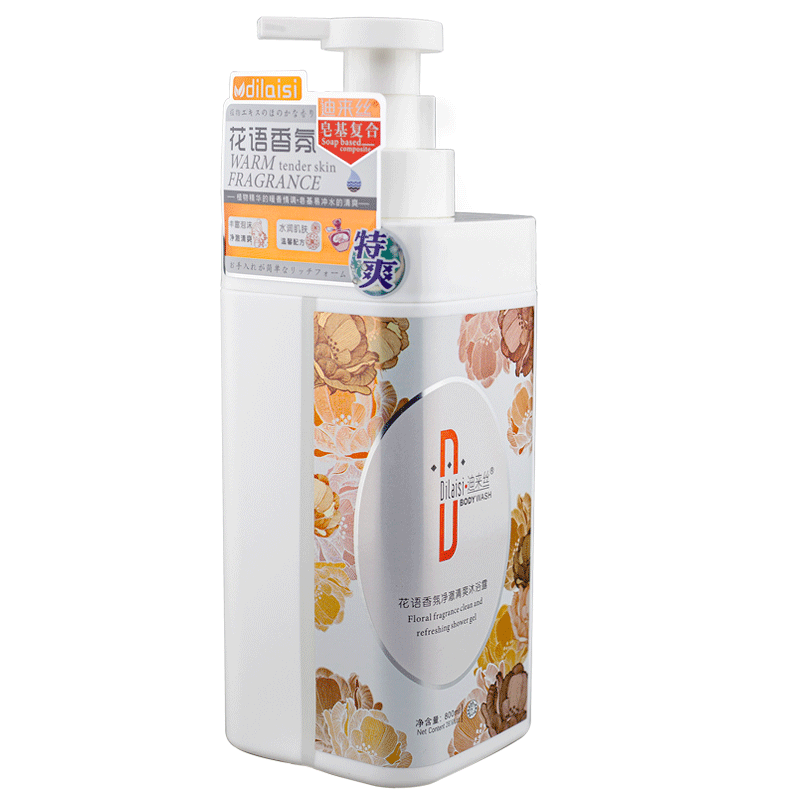800毫升花语暖香爽肤沐浴露(图1)